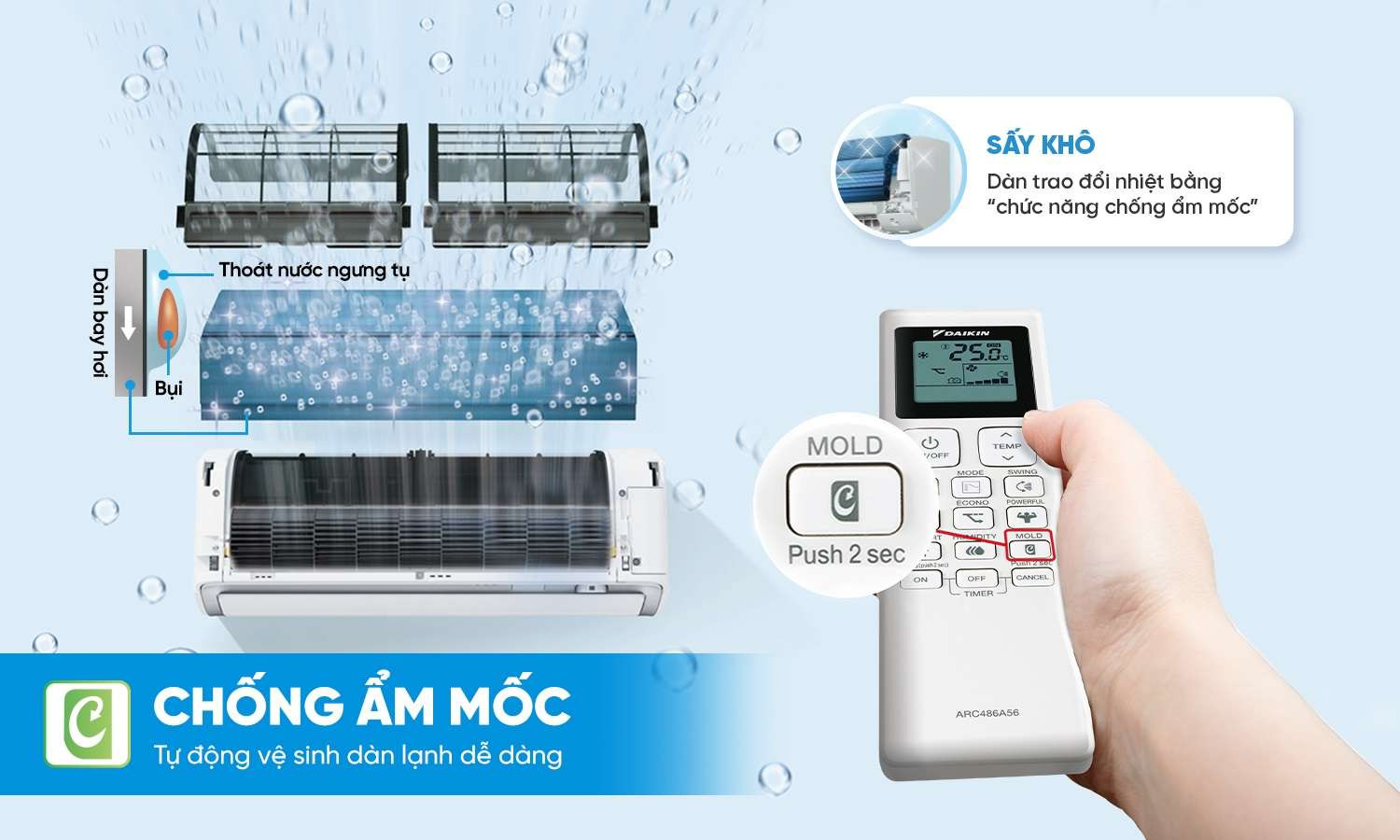 Điều hòa Daikin 9000 BTU inverter 1 Chiều FTKB25ZVMV - Mới 2025 - ảnh mô tả