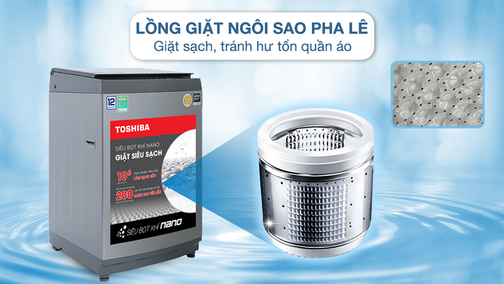 Máy giặt Toshiba Inverter 12 kg AW-DUK1300KV(SG) - ảnh 3