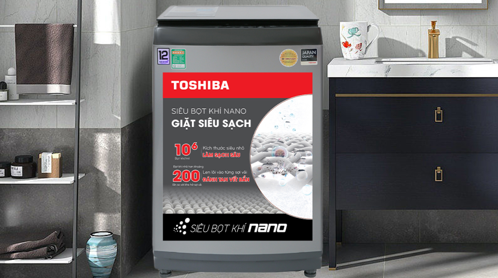 Máy giặt Toshiba Inverter 12 kg AW-DUK1300KV(SG) - ảnh mô tả