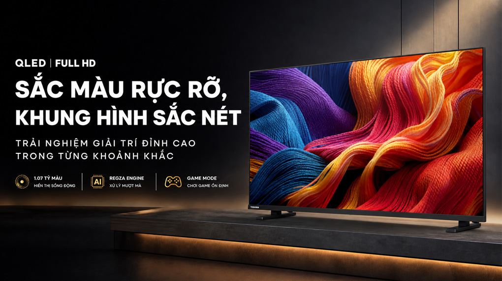 Smart Tivi QLED Toshiba FHD 40 inch 40V37SP - ảnh mô tả