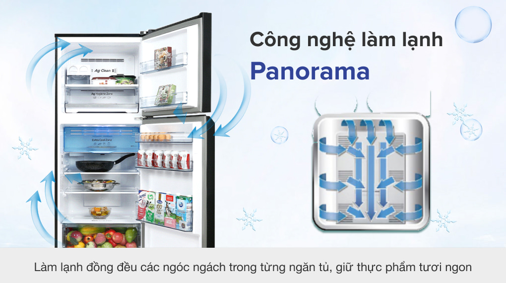 Tủ lạnh Panasonic Inverter 326 lít NR-TL351VGMV - ảnh mô tả