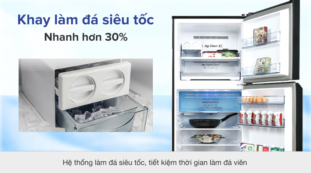 Tủ lạnh Panasonic Inverter 326 lít NR-TL351VGMV - ảnh mô tả